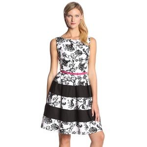 NWT Tiana B | Floral Printed Color-Block Dress
